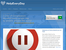 Tablet Screenshot of helpeveryday.org